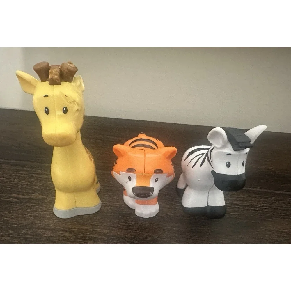 Fisher Price Little People Safari Friends Replacement Animals Lot 7 Figures Toys